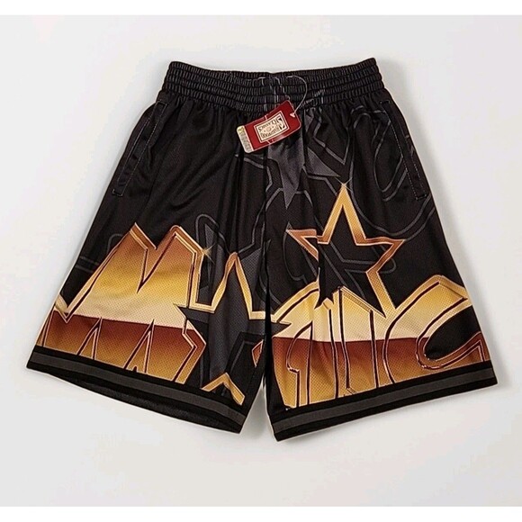 Mitchell & Ness NBA Big Face 4.0 Shorts NWT Orlando Magic Men Medium Basketball - Picture 2 of 12